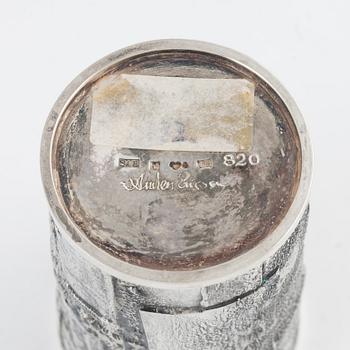 Anders Ericson, a silver beaker, Kristianstad 1969, signed.