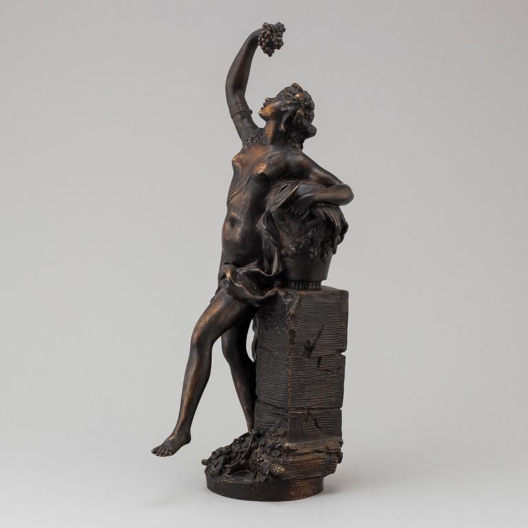 CLAUDE MICHEL CLODION, in the manner of. A bronze sculpture, circa 1900.