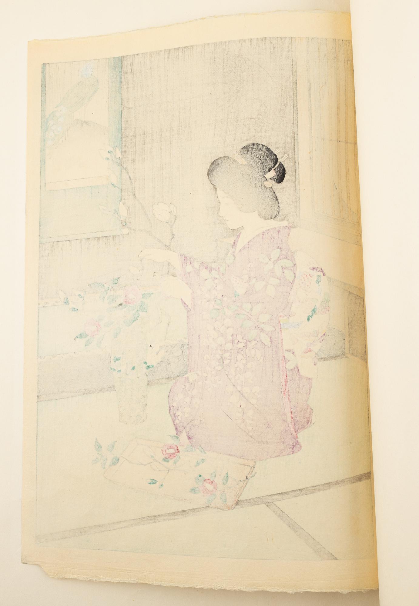 Shiro Kasamatsu, 'Ikebana' (Flower arranging).