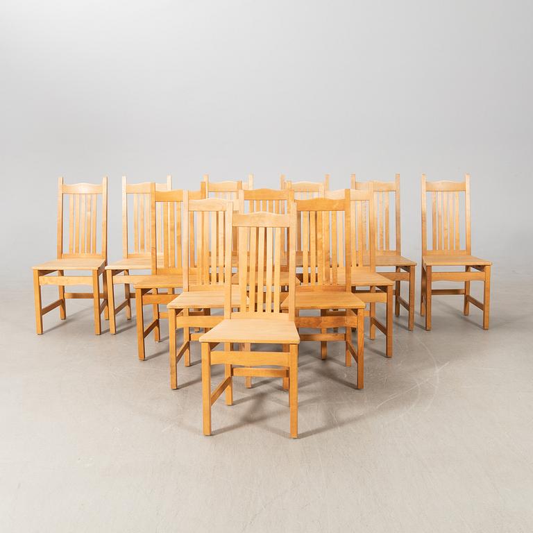 Chairs 12 pcs Stolab late 20th century/early 21st century.