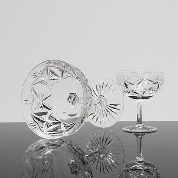 GLASSERVIS, 91 delar, 1900-tal.