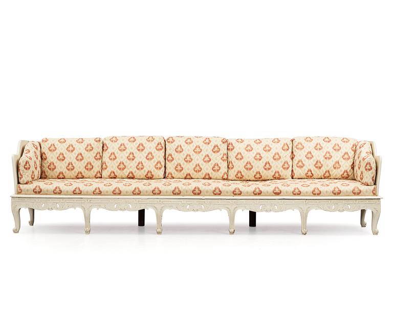 A Swedish Rococo sofa by C Tietze.