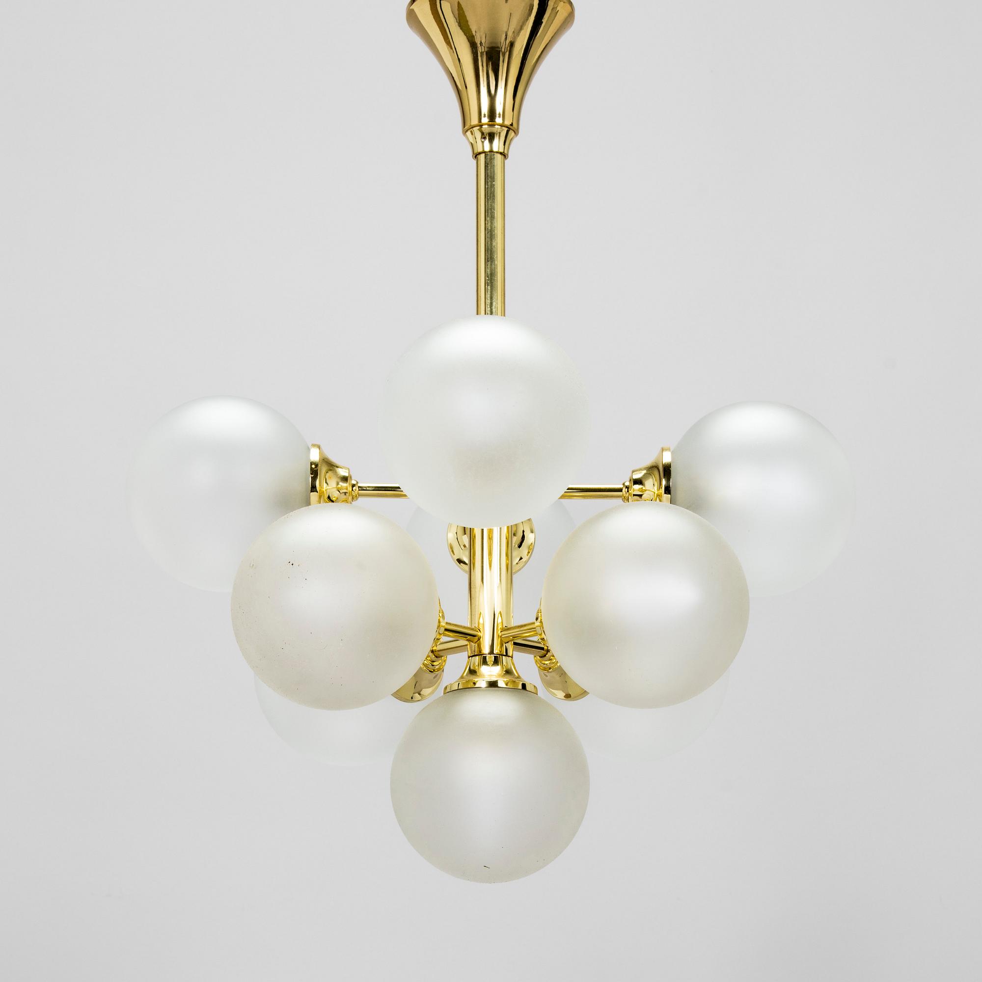 A late 20th century pendant light for LLF LICHTTECHNIK GMBH.