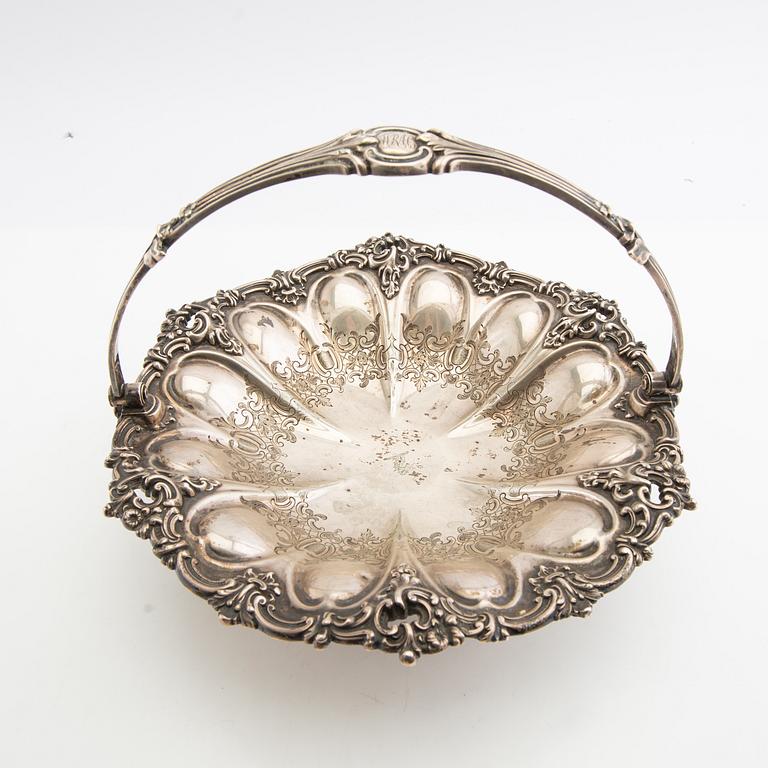 Robinson, Edkins & Aston, konfektskål, silver, Birmingham 1843.