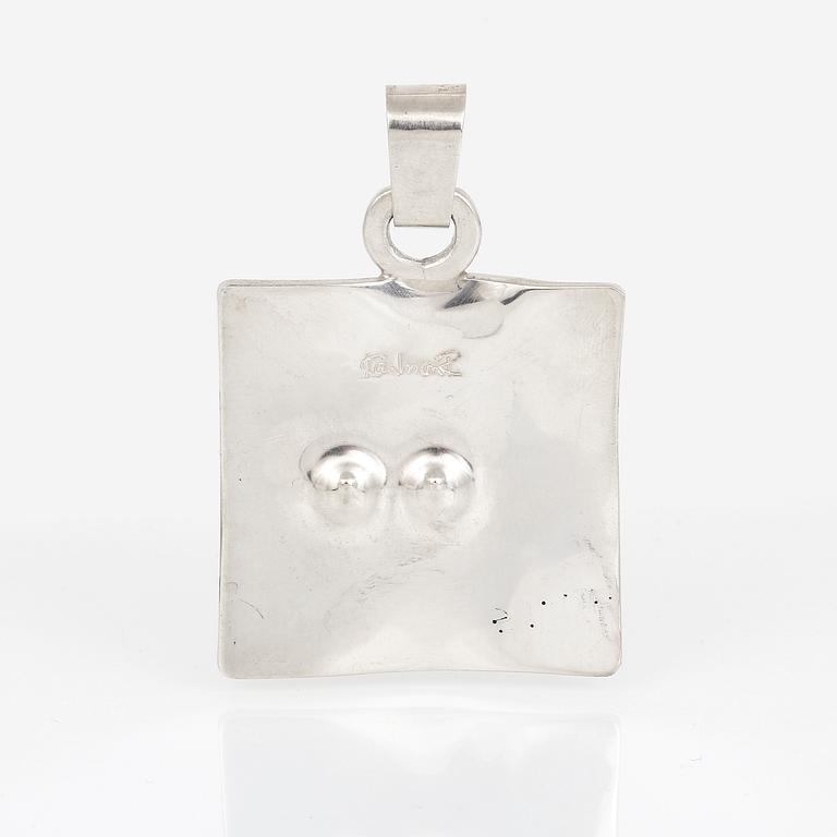 HÄNGE, sterling silver, Rolf Karlsson, Grillby, 1993. Total vikt ca 31,44 g.