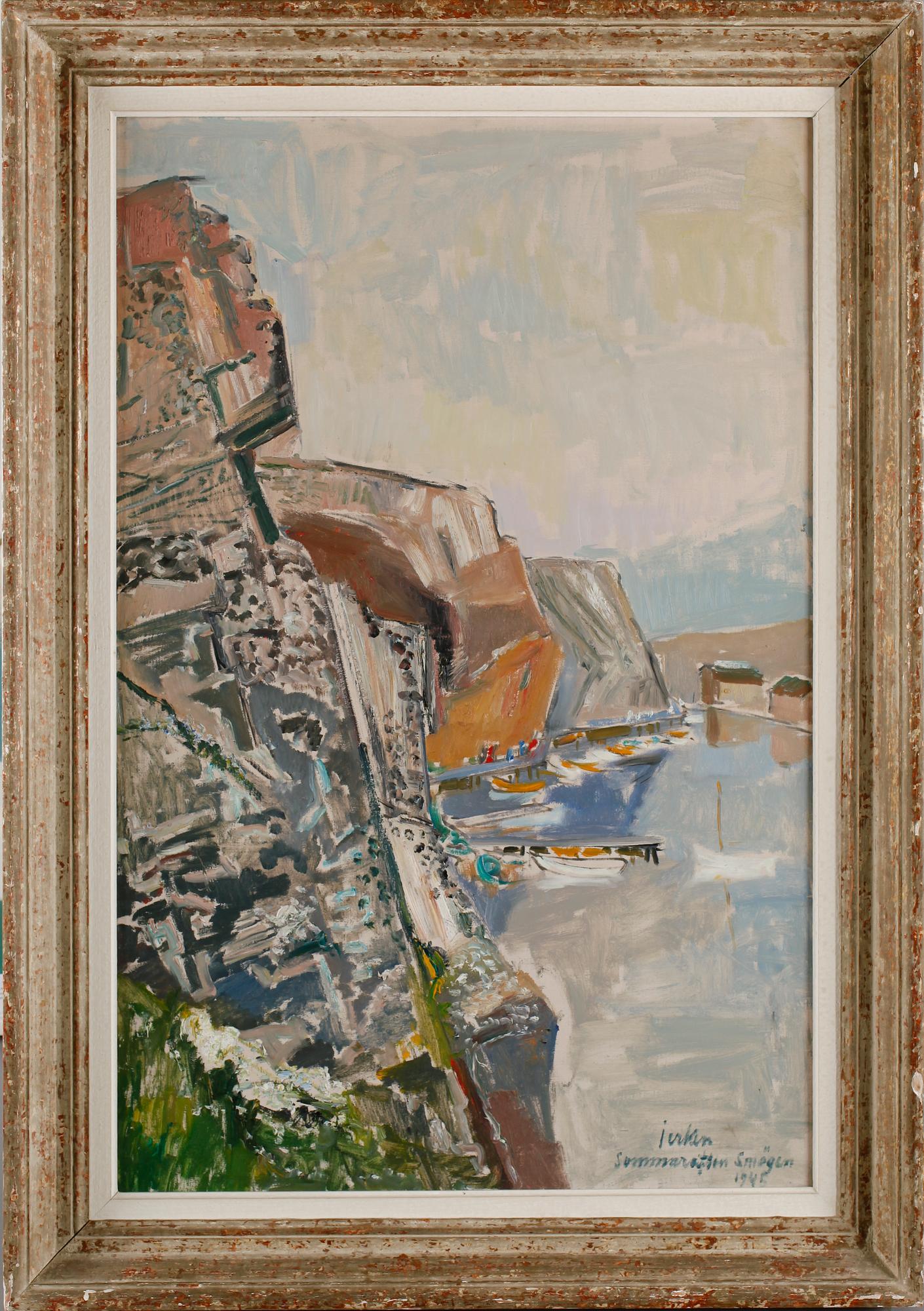 ERIK JERKEN, olja på duk, signerad och daterad 1945.