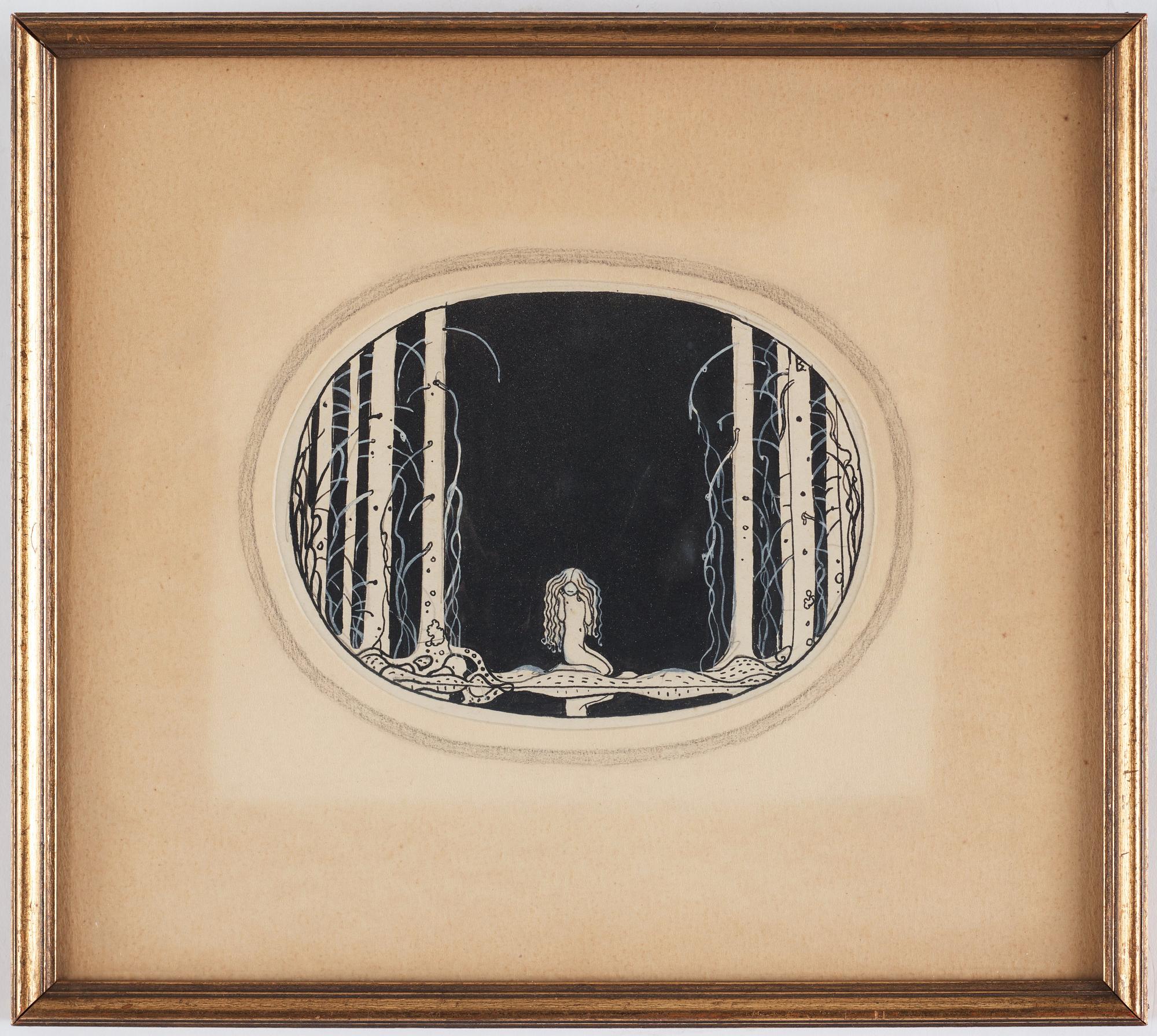 John Bauer, "Prinsessan Tuvstarr" (Princess Tuvstarr).