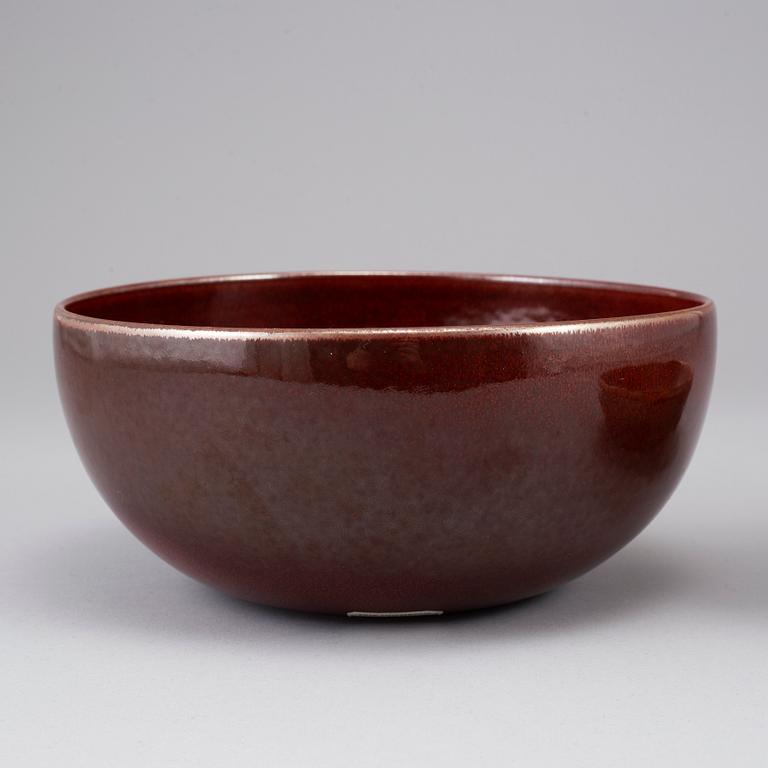 CARL-HARRY STÅLHANE, two unique stoneware bowls, Rörstrand, signed and dated -59 & 60.