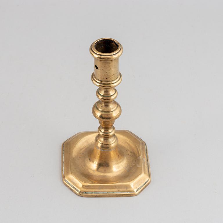 LJUSSTAKE, brons, 1600-tal.