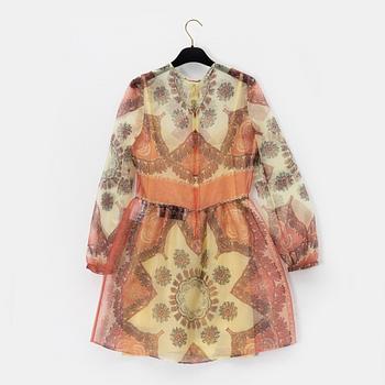 Valentino, a silk and cotton dress, size 38.