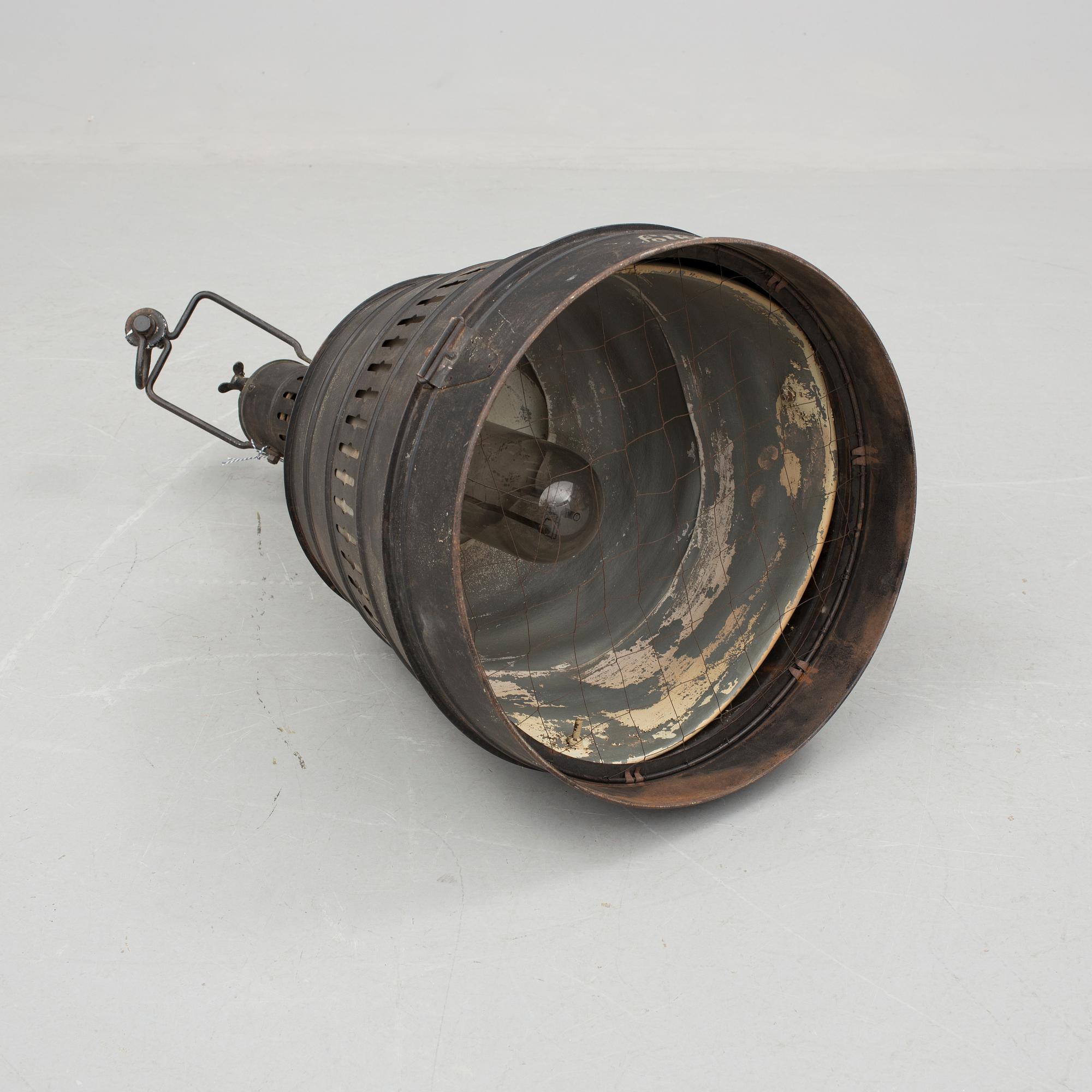 STRÅLKASTARE/TAKLYKTA, 1900-tal.