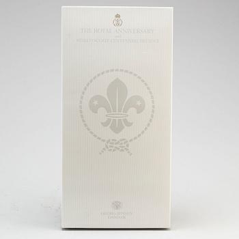 Four damasque table cloths from Georg Jensen Damask. 'The Royal Anniversary and World Scout Centennial Present'.