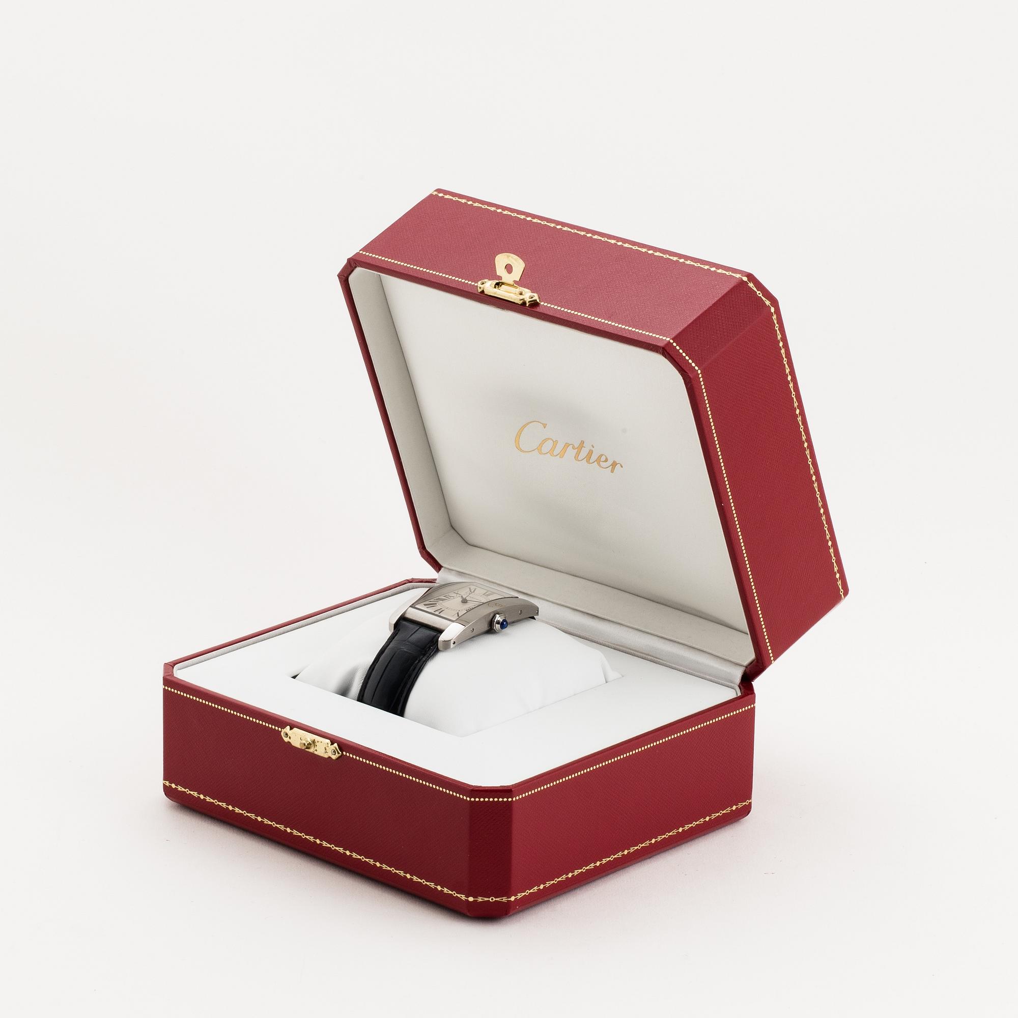 Cartier, Tank Américaine,  armbandsur, 26 x 45 mm.