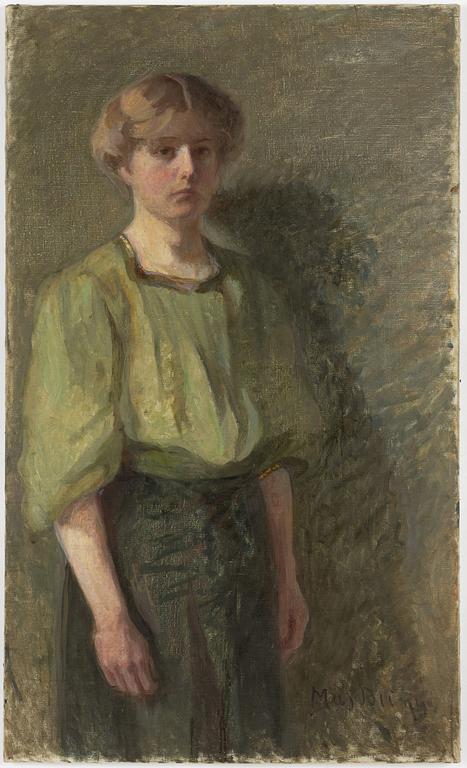 Maj Bring, Portrait of a standing woman.