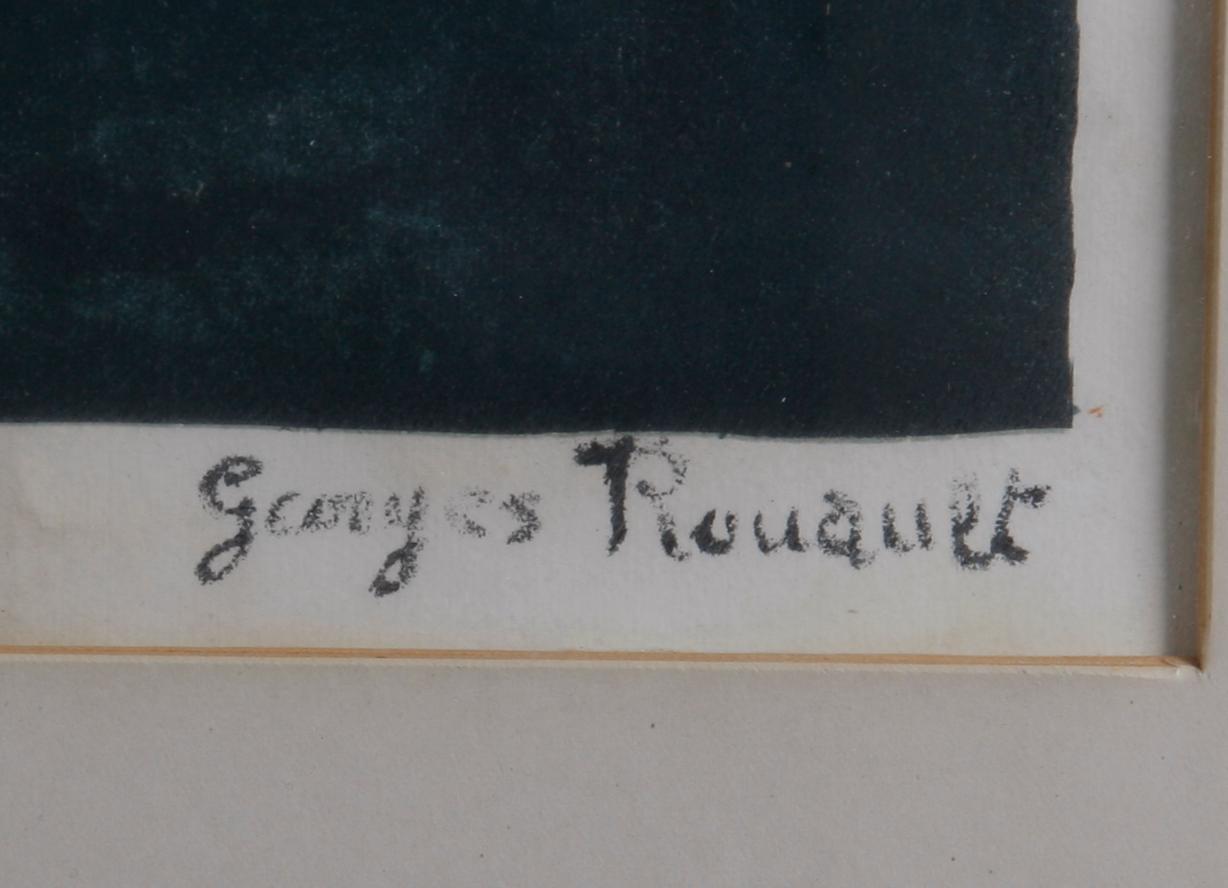 ROUAULT, GEORGES, efter. Färgoffset, sign i trycket.