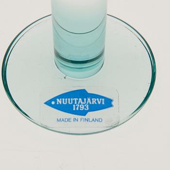 VINGLAS och SNAPSGLAS, 12+11 st, "Mondo", Kerttu Nurminen, Notsjö, 1900-talets senare hälft.