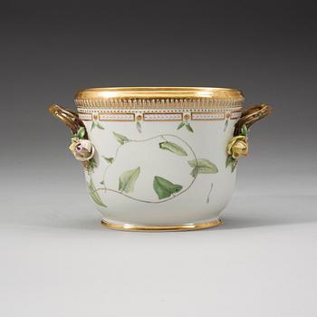 Royal Copenhagen, A Royal Copenhagen 'Flora Danica' wine cooler, Denmark, 20th Century.