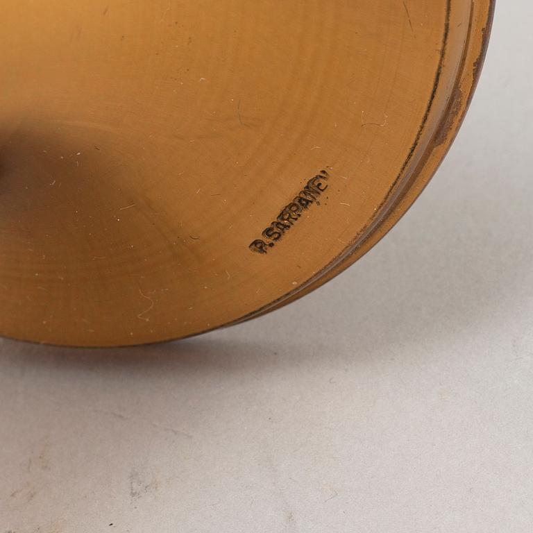 Pentti Sarpaneva, a set of six brass "Pitsi" from Turun Hopea Oy, 1970's.