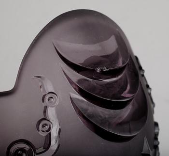 SKÅL, lilatonat glas, Edvin Ollers, 1900-talets första hälft.