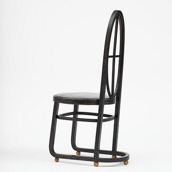 Carl Bergsten, stol, Gemla Leksaksfabrik, Diö, för Konst- och industriutställningen, Norrköping, 1906.