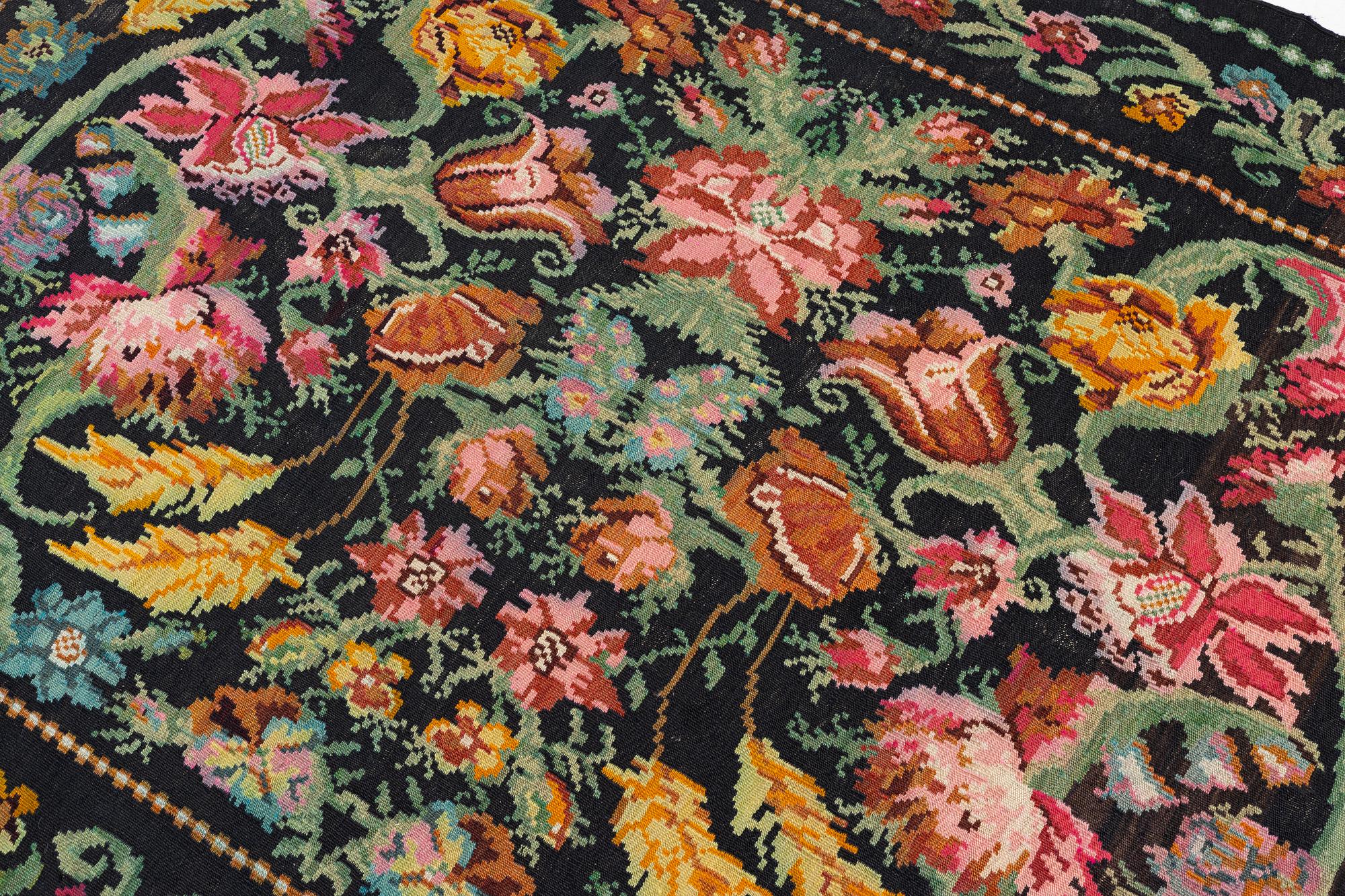 A Bessarabian kilim rug, c. 240 x 170 cm.