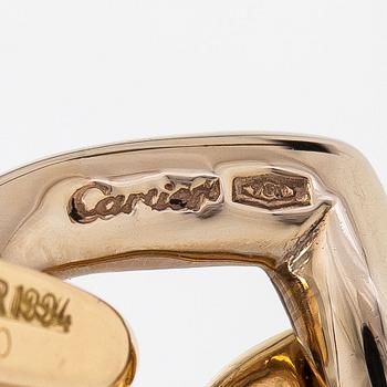 Cartier, halsband,  18K guld med hänge i form av två hjärtan.
