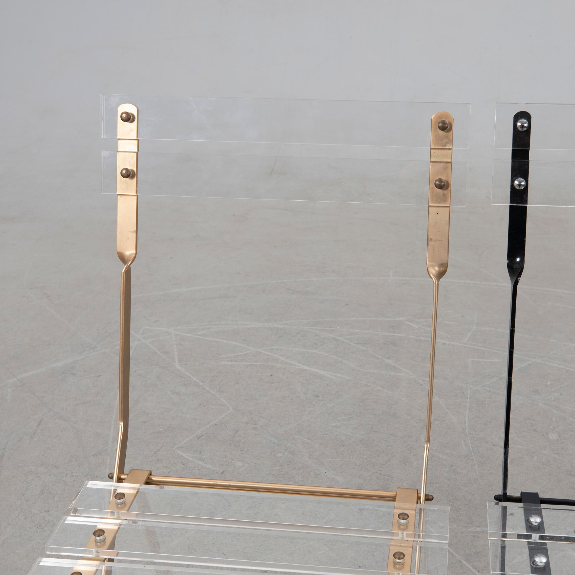 Yonel Lebovici, chairs, 4 pcs, "Les Invisibles".