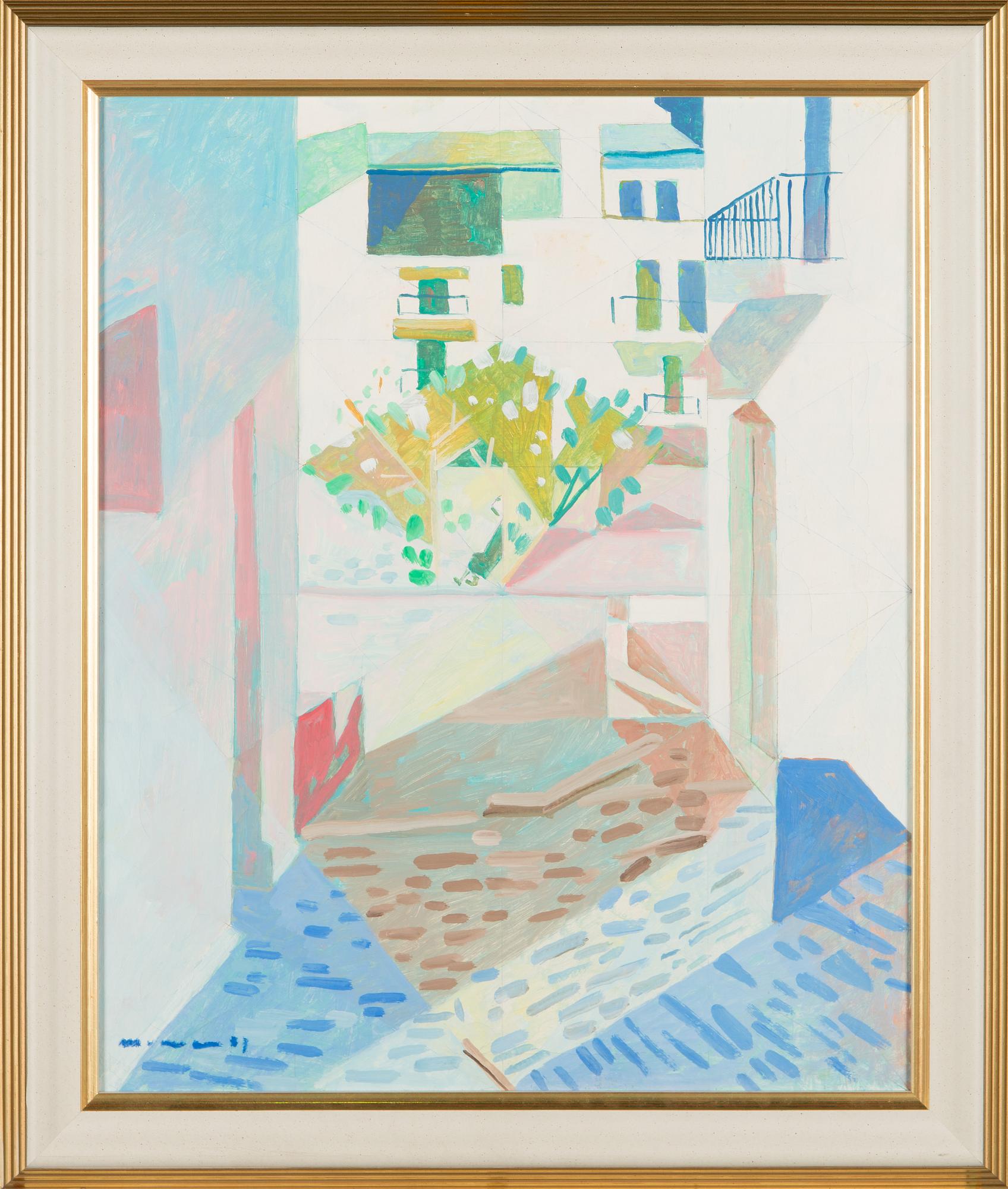 Jacint Morera, oil on canvas, signed and dated -81.