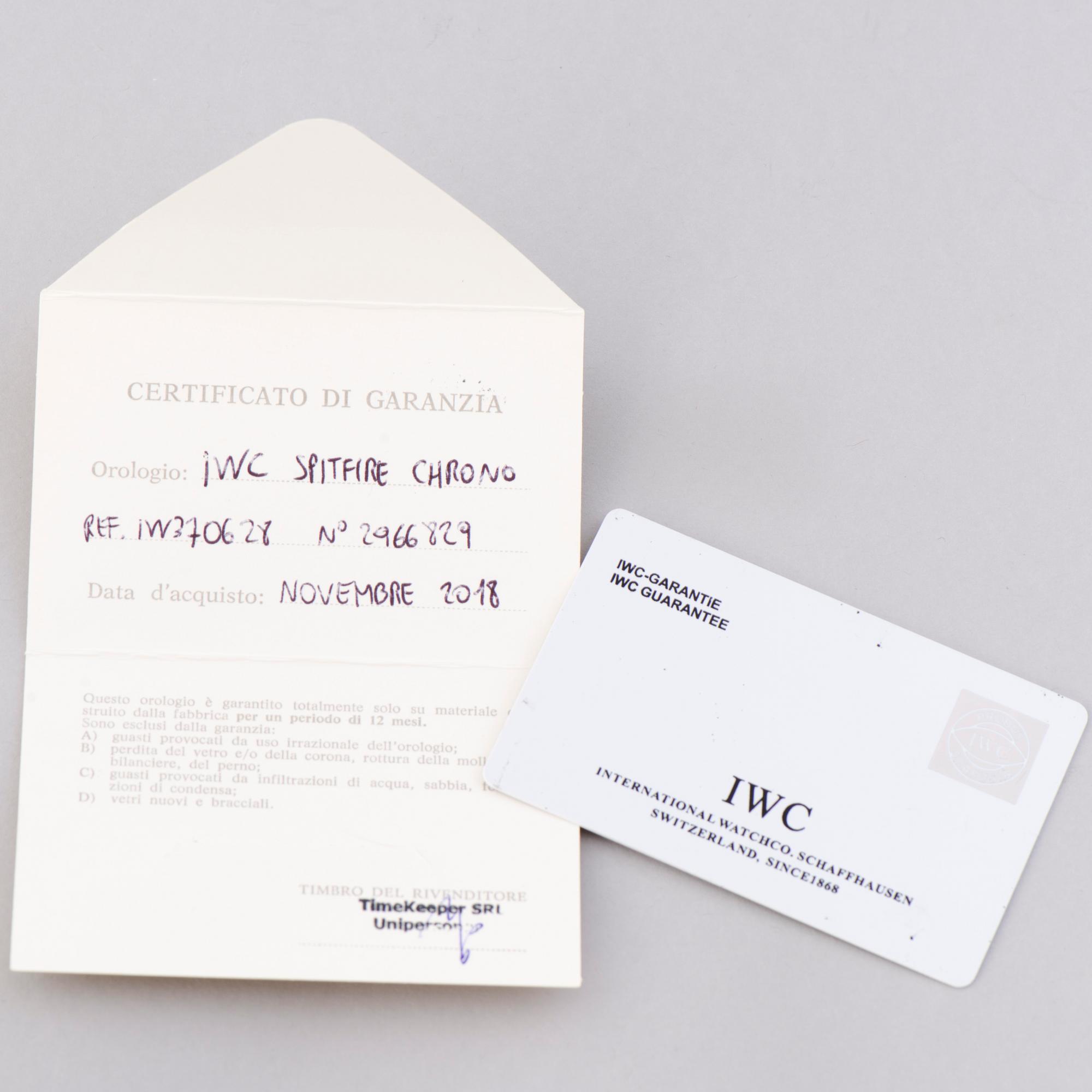 IWC, Spitfire, armbandsur, 39 mm.