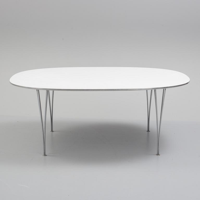 BRUNO MATHSSON OCH PIET HEIN, table, "Superelips", Fritz Hansen, MIAB, 1979.