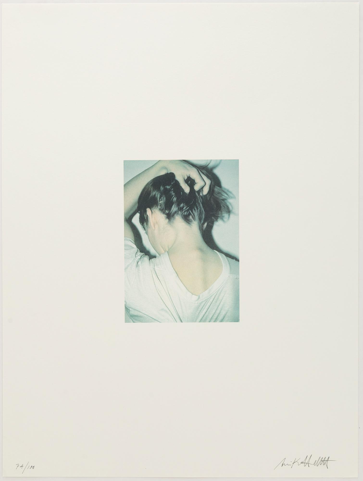 ANNIKA VON HAUSSWOLFF, färglitografi efter foto, signerad och numrerad 74/100 med blyerts.