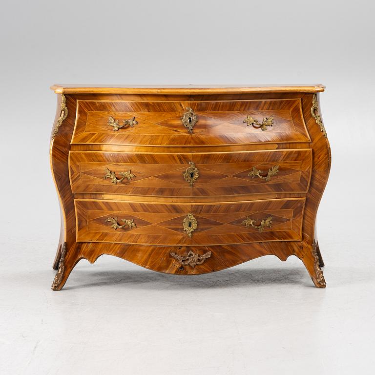 A Rococo chest of drawers, second half of the 18th Century.
