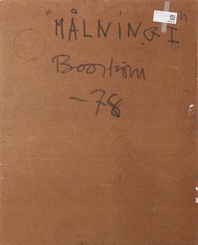 HARRY BOOSTRÖM, olja på pannå, signerad, betitlad samt daterad -78 a tergo.