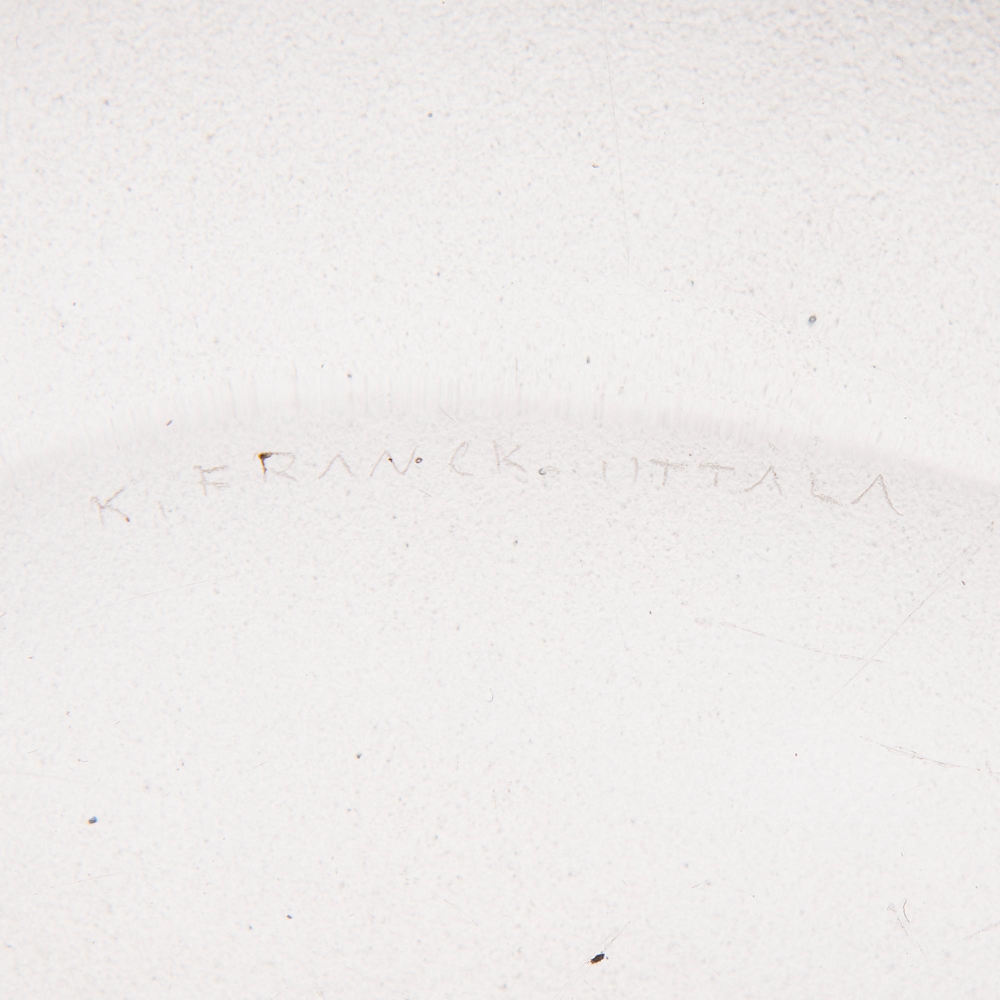 KAJ FRANCK, TUHKA-ASTIA 3106, lasia, signeerattu K. Franck Iittala.