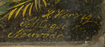 OKÄND KONSTNÄR, dioramabild, blandteknik, 1800-talets slut.