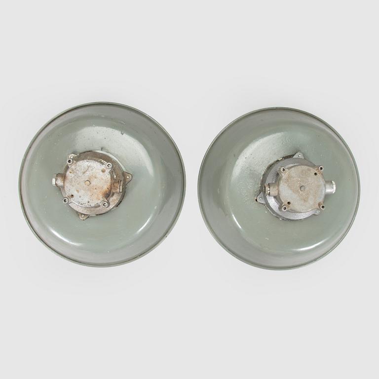 A pair of wall lights/ outdoor lights '92120' by Idman, mid 20th century.