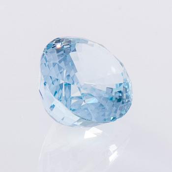 AKVAMARIN, oval fasettslipad 12,75 ct.