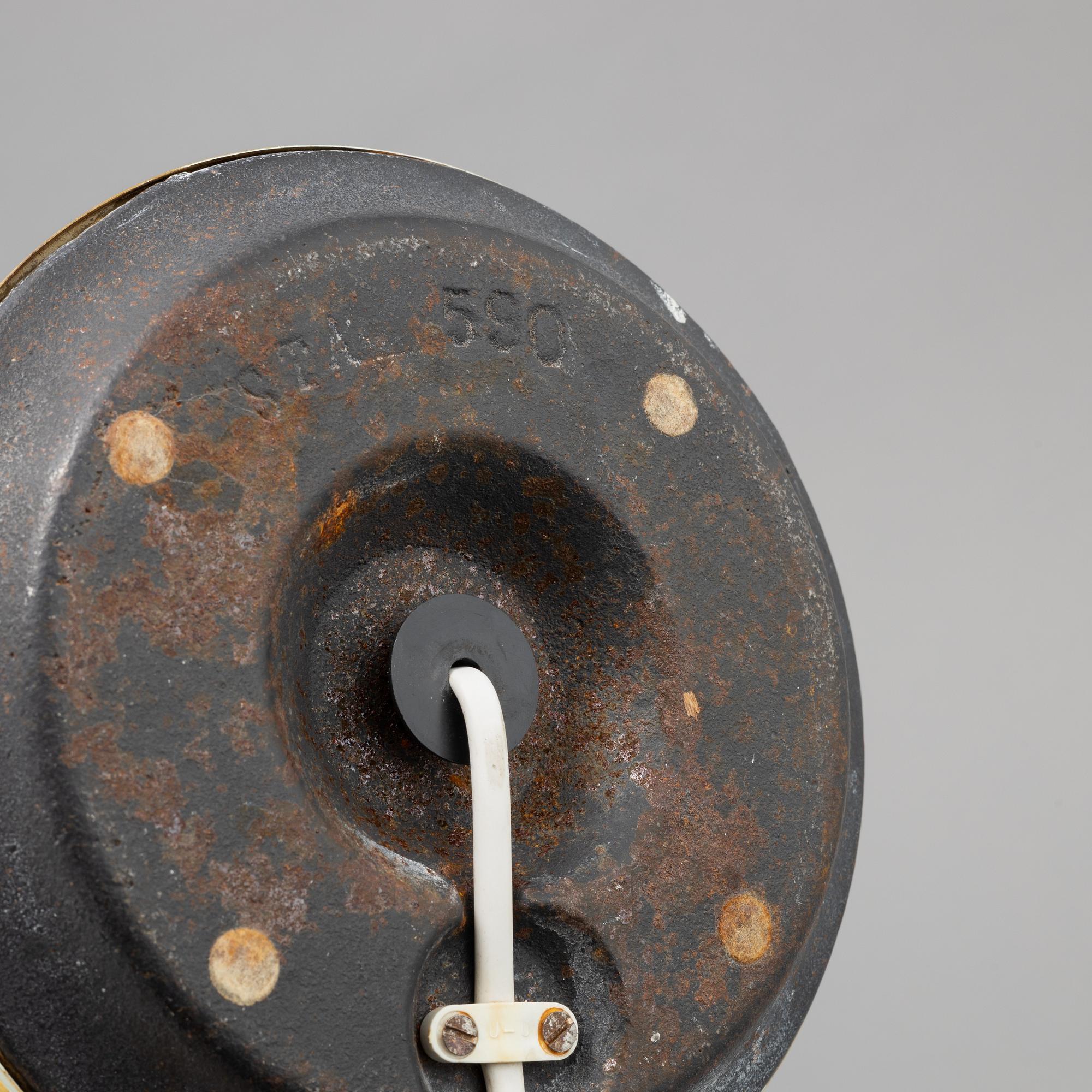 A brass table light from Ab Stilarmatur, Tranås, 1970's.