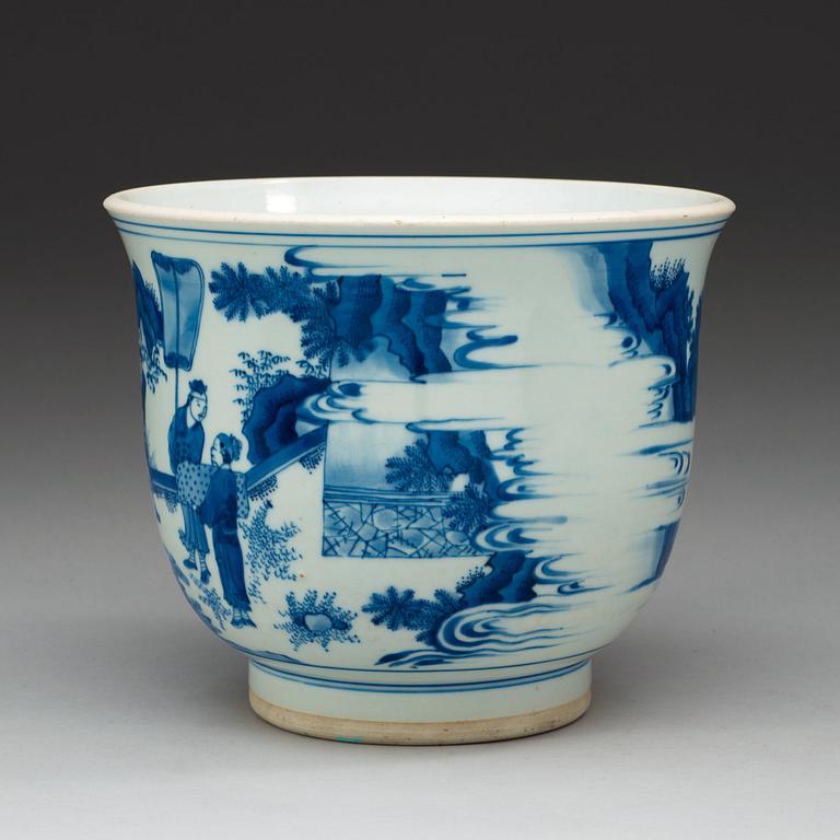 YTTERFODER, porslin. Qing dynastin.