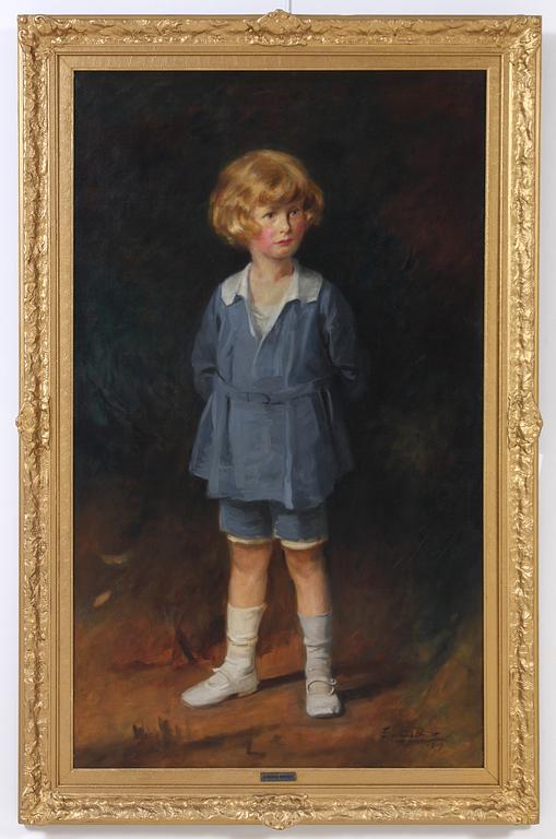 EDMOND BROCK, tillskriven, olja på duk, sign o dat 1919.