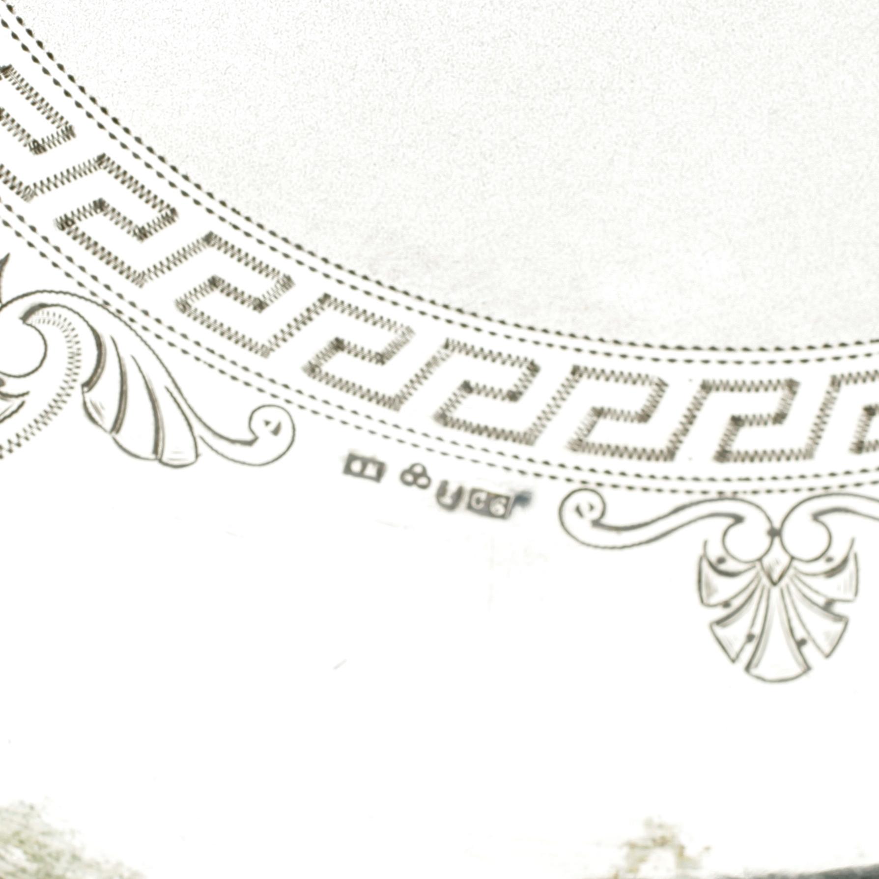 UPPSATSSKÅL, silver, Gustaf Möllenborg, Stockholm, 1881.