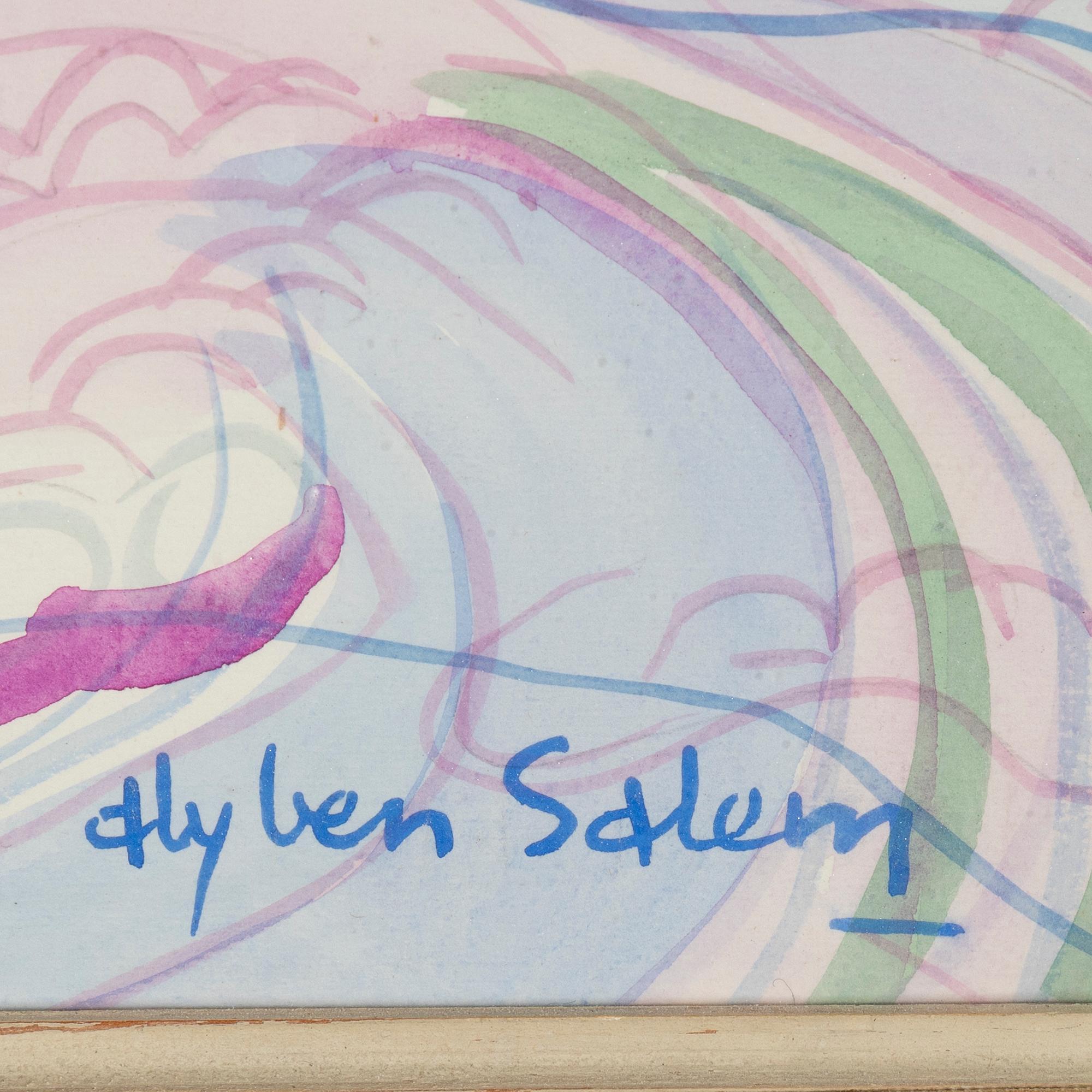 Aly Ben Salem, gouche, signed.