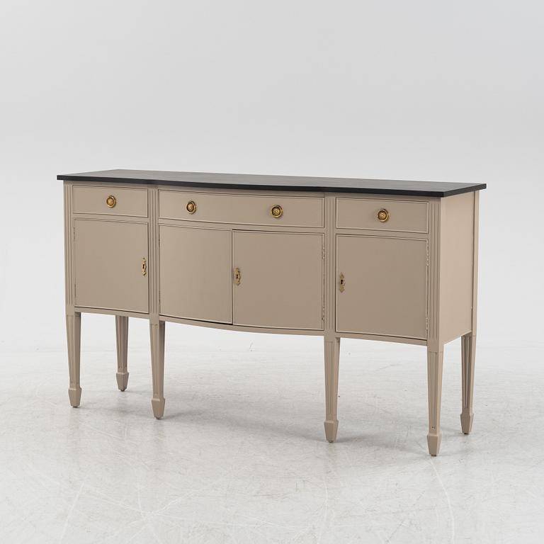 A painted Louis XVI-style cupboard, 1940's/50's.