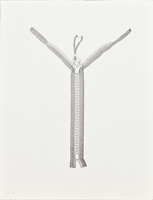 ANDERS ÖSTERLIN, litografier, mapp, "Svenska uppfinningar", signerade och numrerade 65/250.