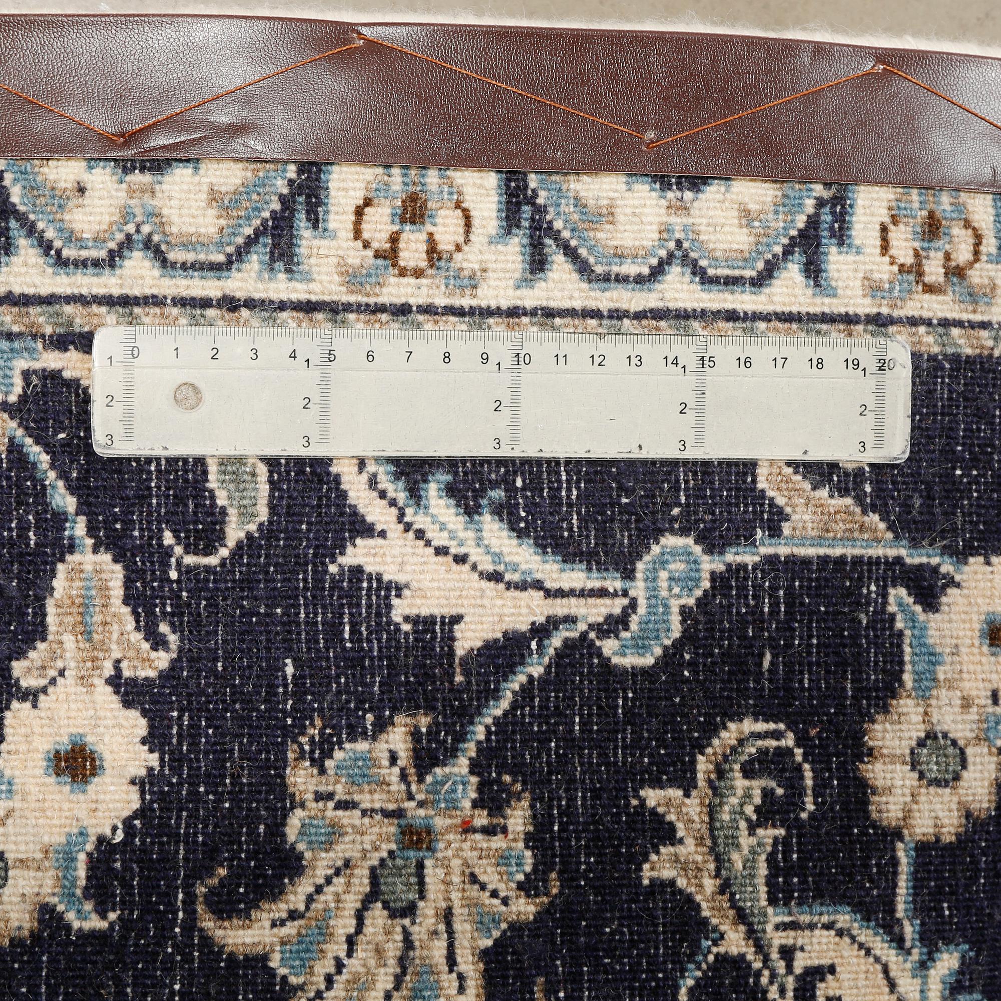 Two Nain rugs, 135 x 90 cm.