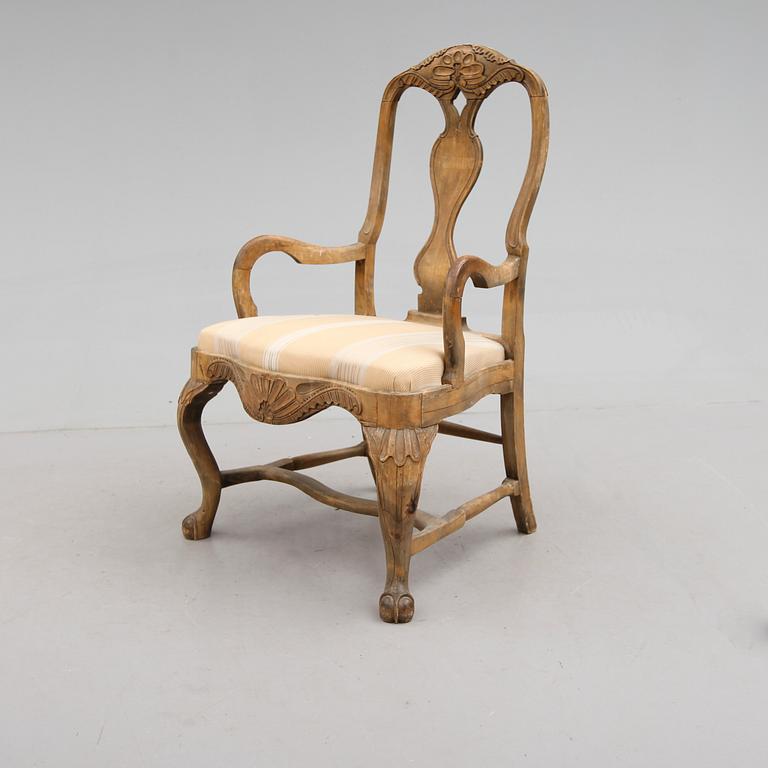 KARMSTOL, barockstil, 1800-/1900-tal.