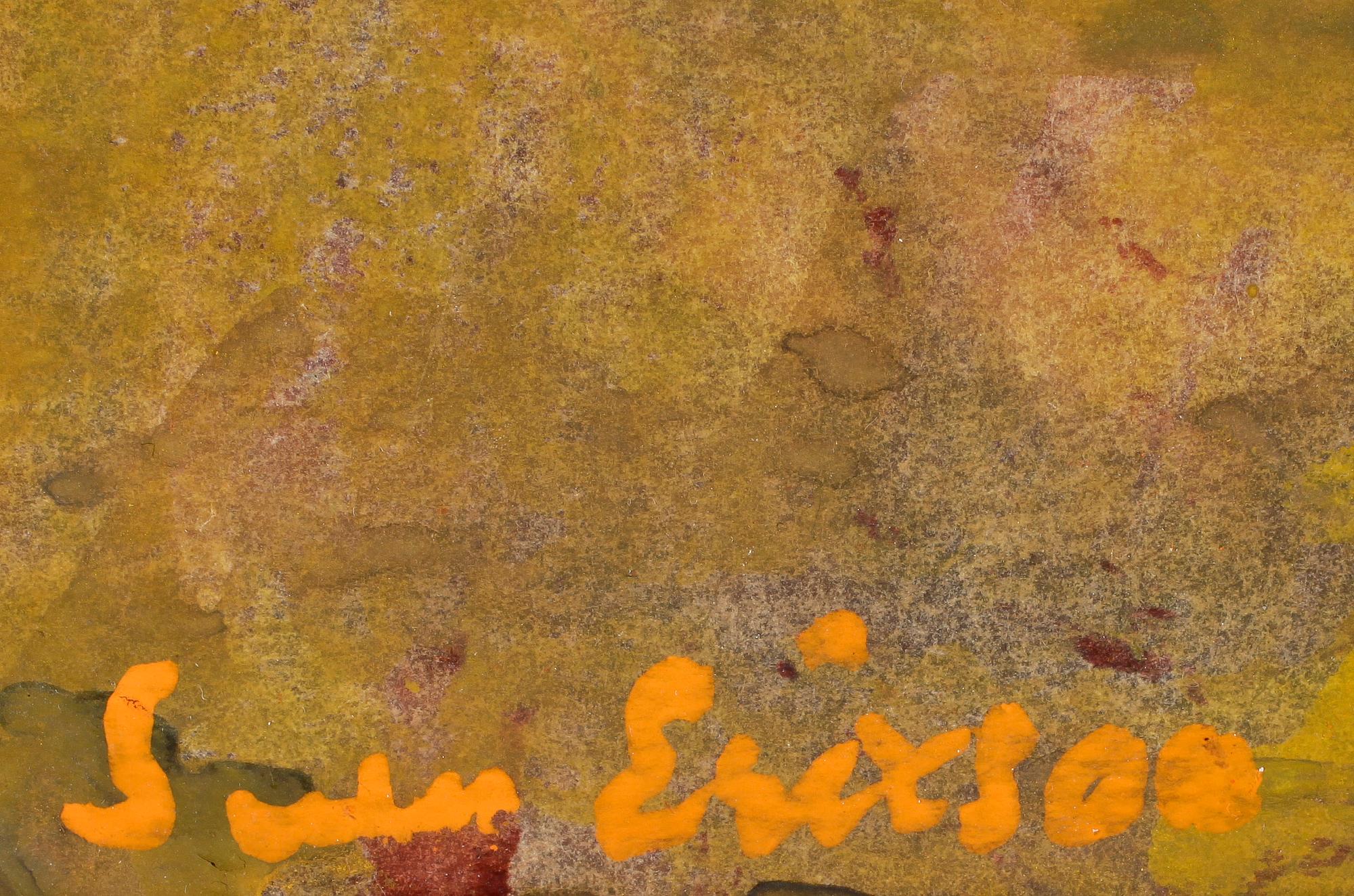 SVEN X:ET ERIXSON, gouache på papper, sign.