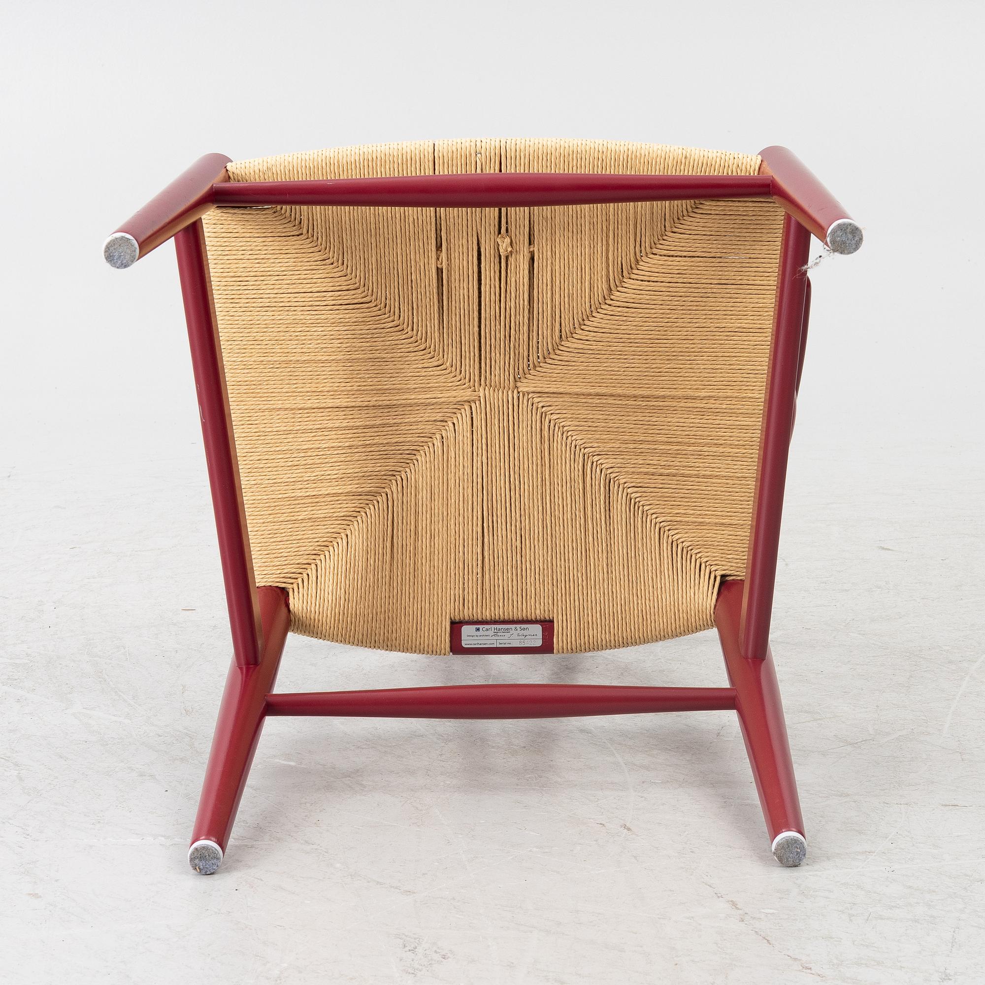 Hans J. Wegner, 6 chairs, model CH-24/"Wishbone Chair", Carl Hansen & Son, Denmark,