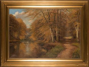 Viggo Jespersen, oil on canvas, signed.