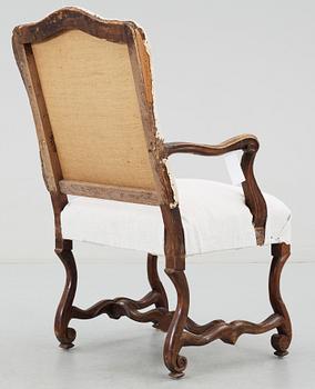ARMLÄNSSTOL, senbarock, Frankrike, 1700-talet första hälft.